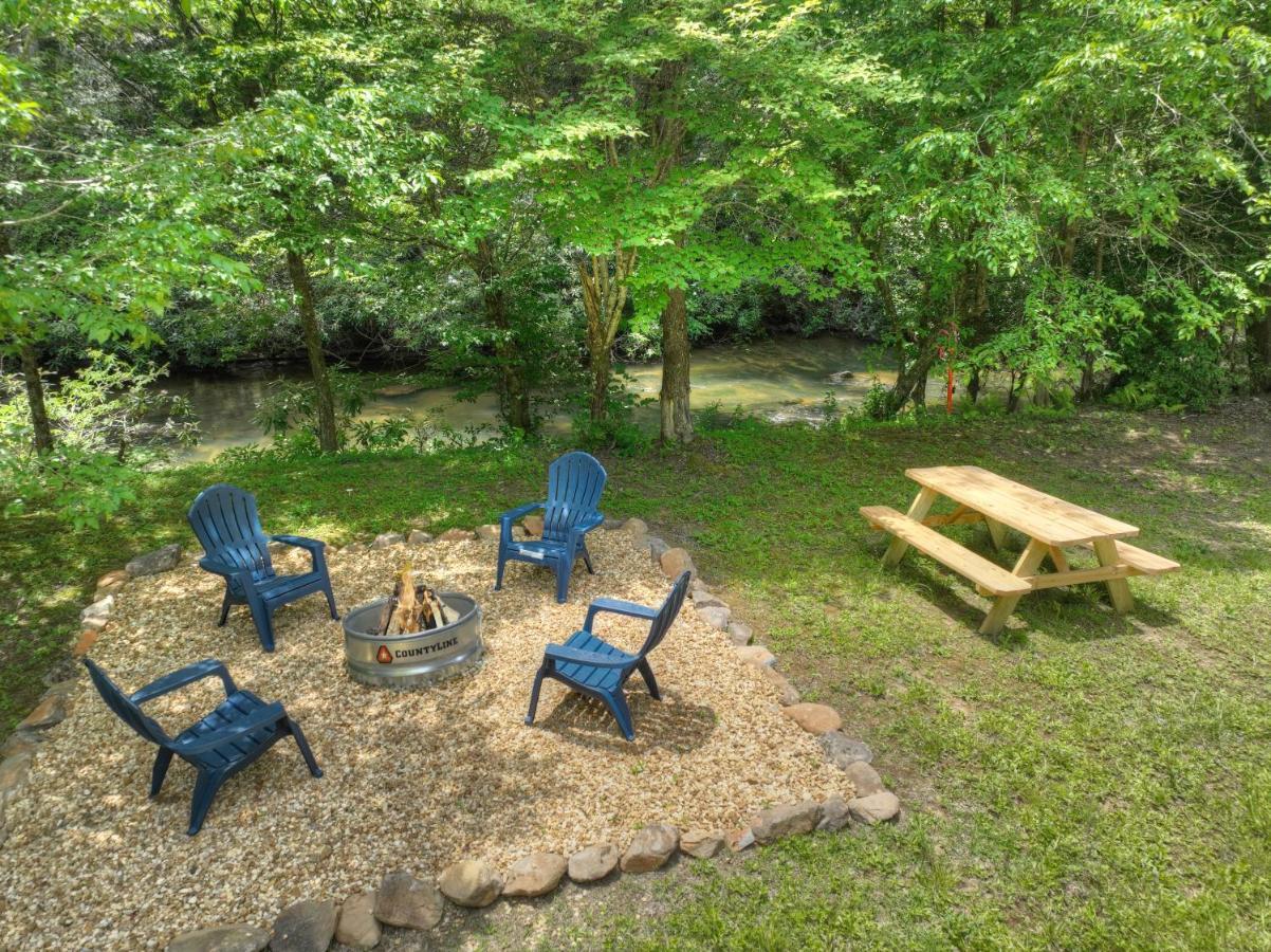 The Chariot - Creek Front With Hottub, Fire Pits, Billiards, Ev Charger - Sandalwood Stays Blue Ridge Extérieur photo